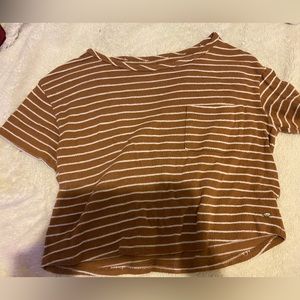 Brown stripped shirt